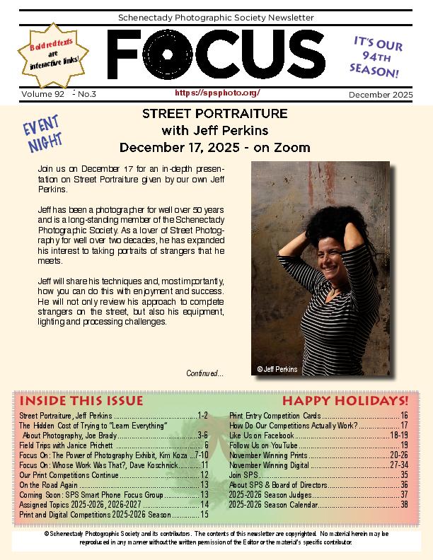 Lastest FOCUS newsletter