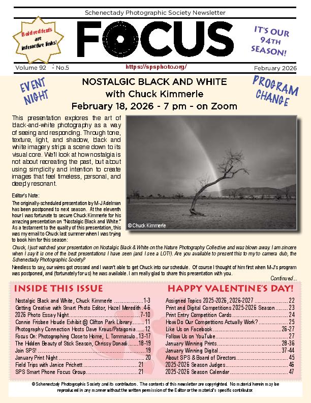 Lastest FOCUS newsletter