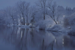 Birmingham Lake In Winter
