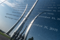 Air Force Memorial Reflected