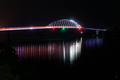 Lake Champlain Bridge Lighting The Night