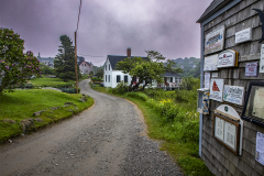 Main Street on Monhegan Island
