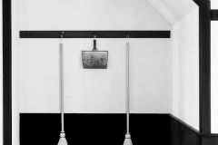 Two Brooms And A Dustpan