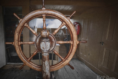 At the Helm of a Tall Ship