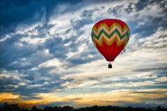 Gliding Through Sunset