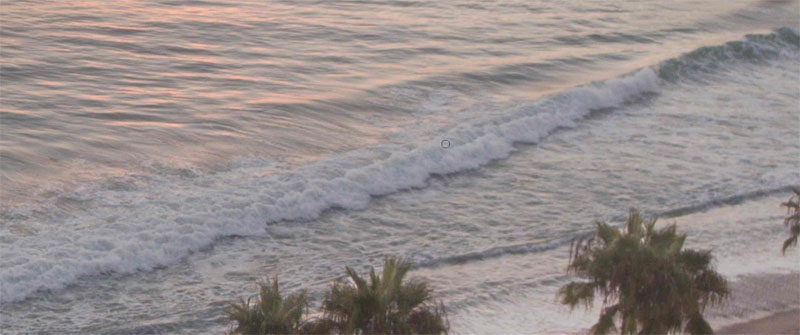 the surf on the beach