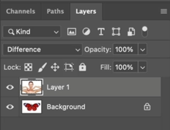 stack layers in photoshop