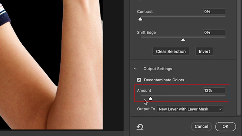 decontaminate color slider in PS