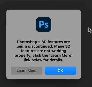 3D not working in Photoshop