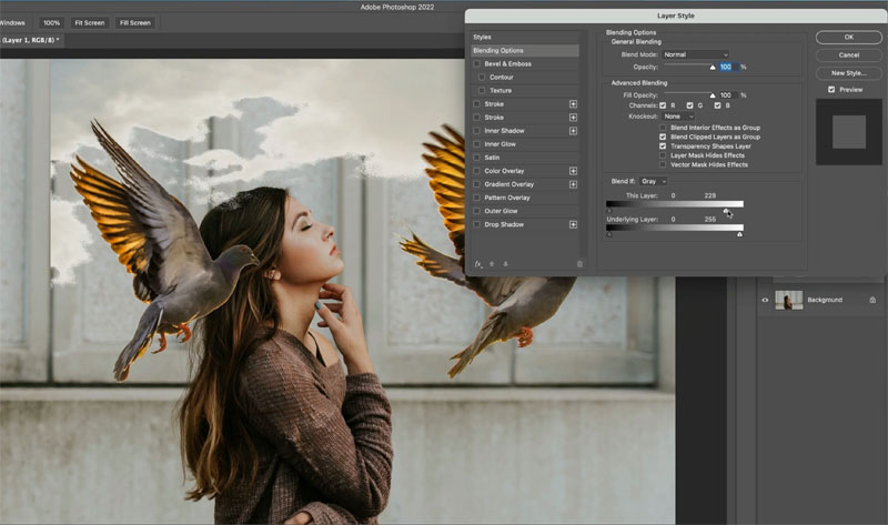 Blend if là một trong những công cụ tuyệt vời của Photoshop giúp bạn dễ dàng loại bỏ nền không cần thiết trong ảnh. Với các tính năng mạnh mẽ, rất dễ để sử dụng và mang lại hiệu quả đáng kinh ngạc, bạn sẽ không thể tin được mình có thể thực hiện việc này chỉ trong một vài phút.