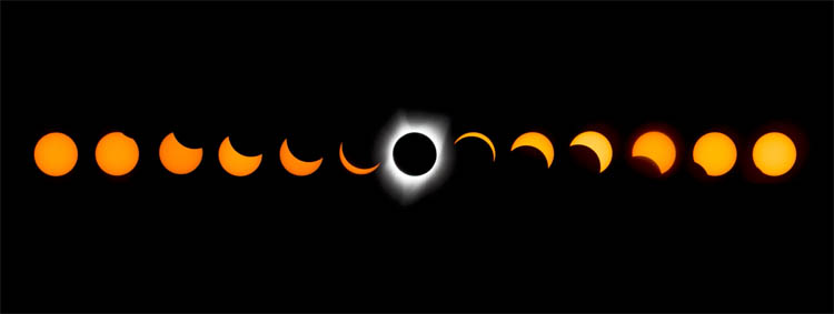 final eclipse sequence in Photoshop