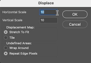 displacement map setings