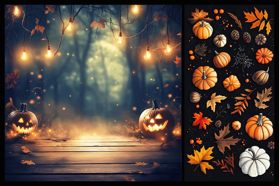 350+ Halloween & Autumn Premium Backgrounds