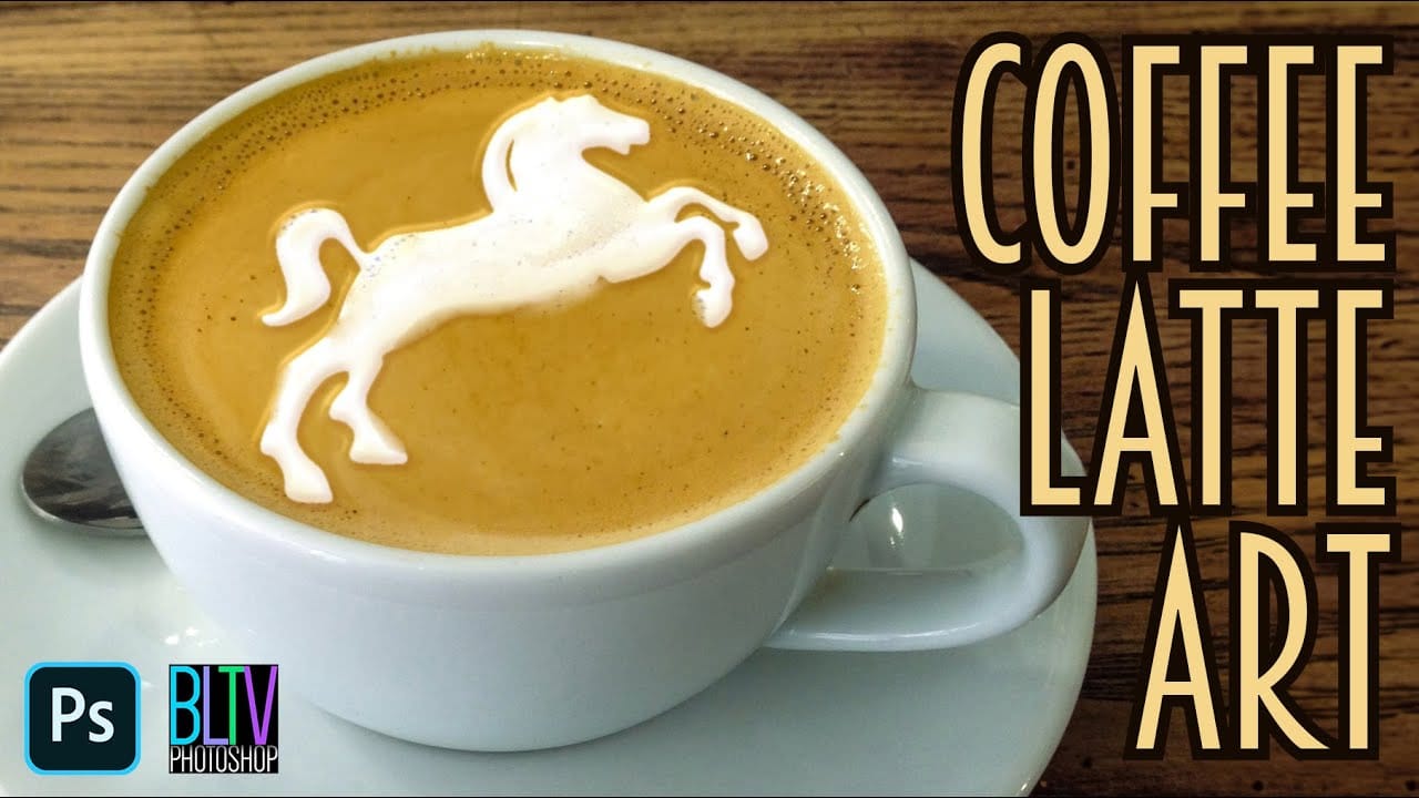 Photoshop: How to Create Coffee Latte Art