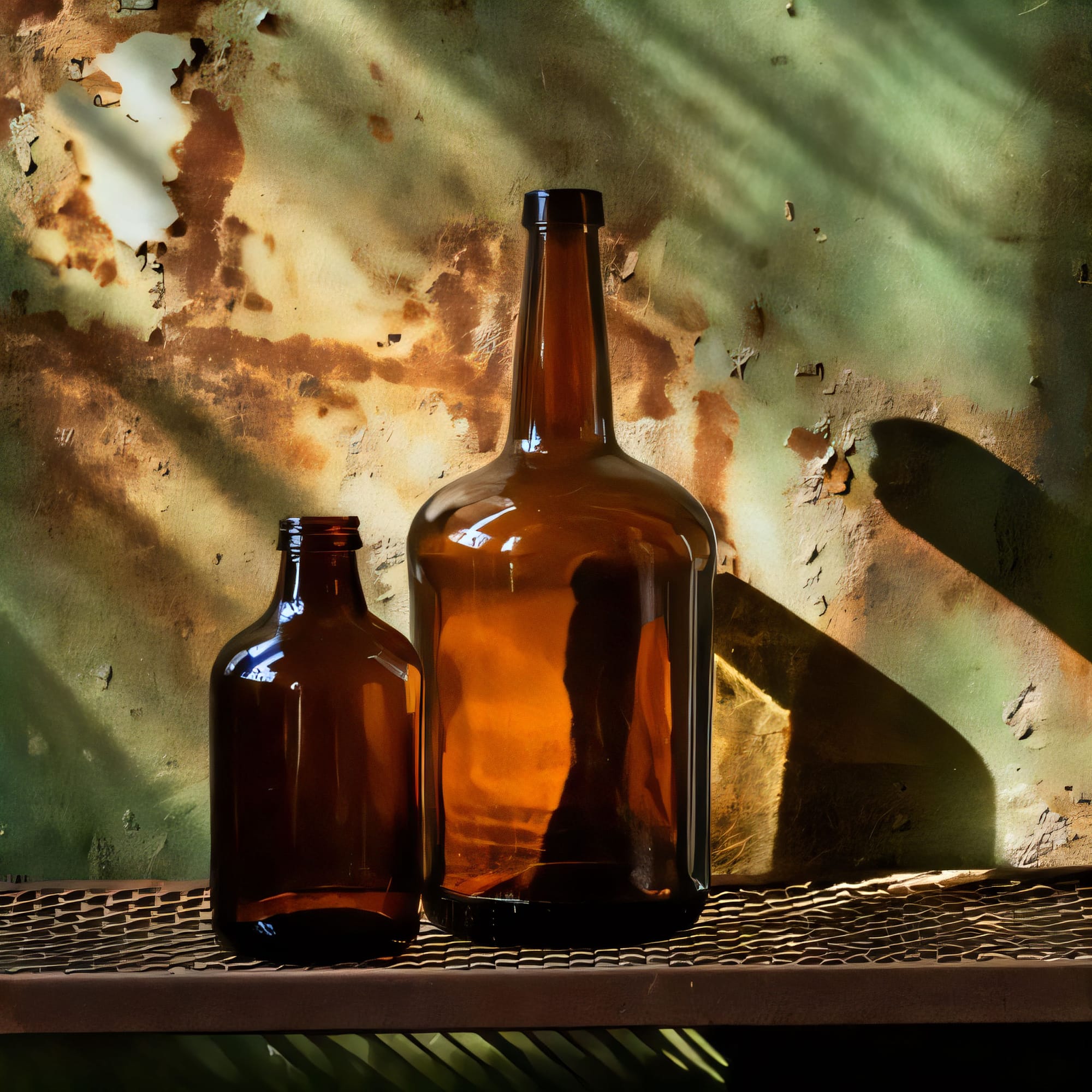 The Silent Poetry of Bottles: A Visual Exploration with Adobe Firefly