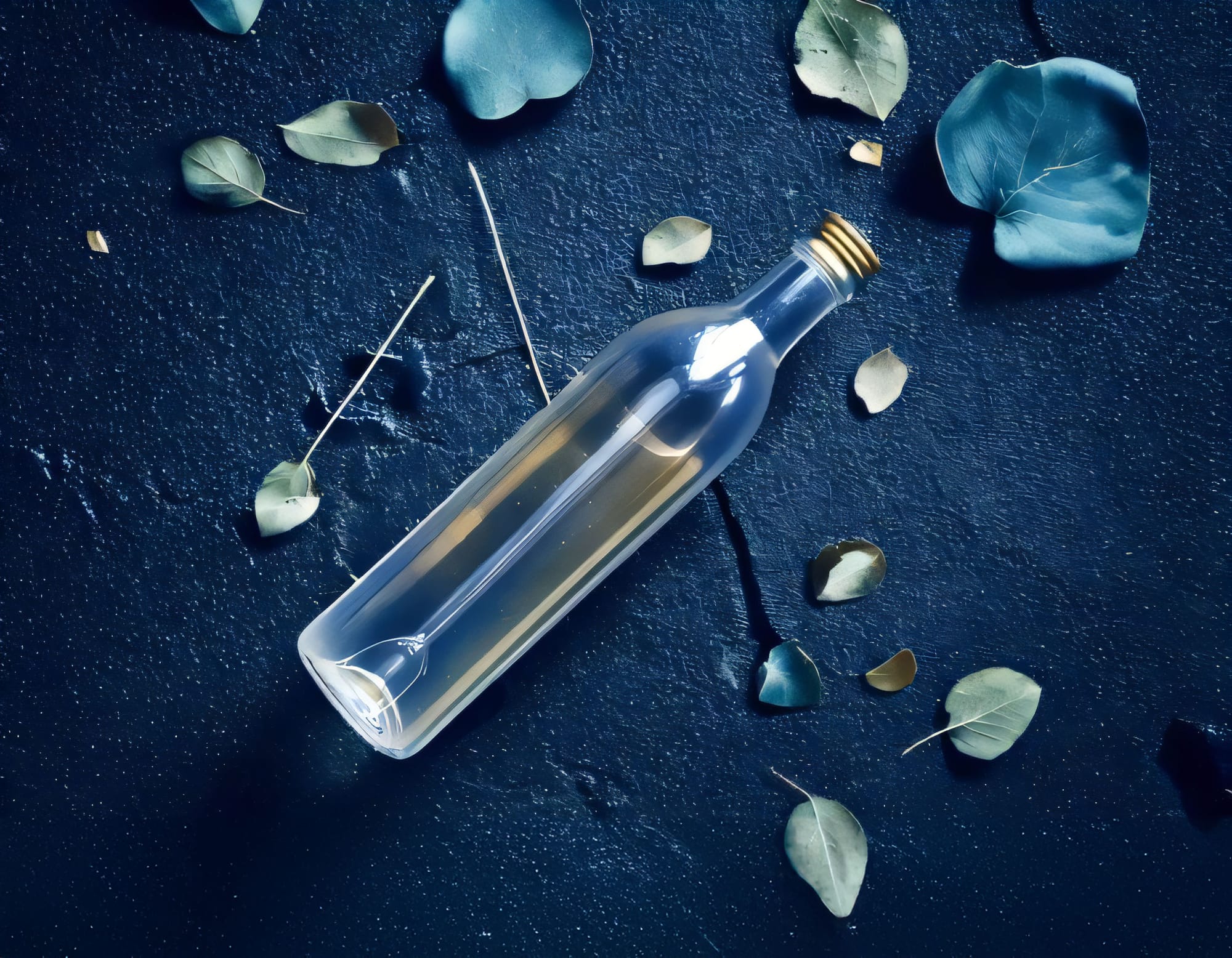 The Silent Poetry of Bottles: A Visual Exploration with Adobe Firefly