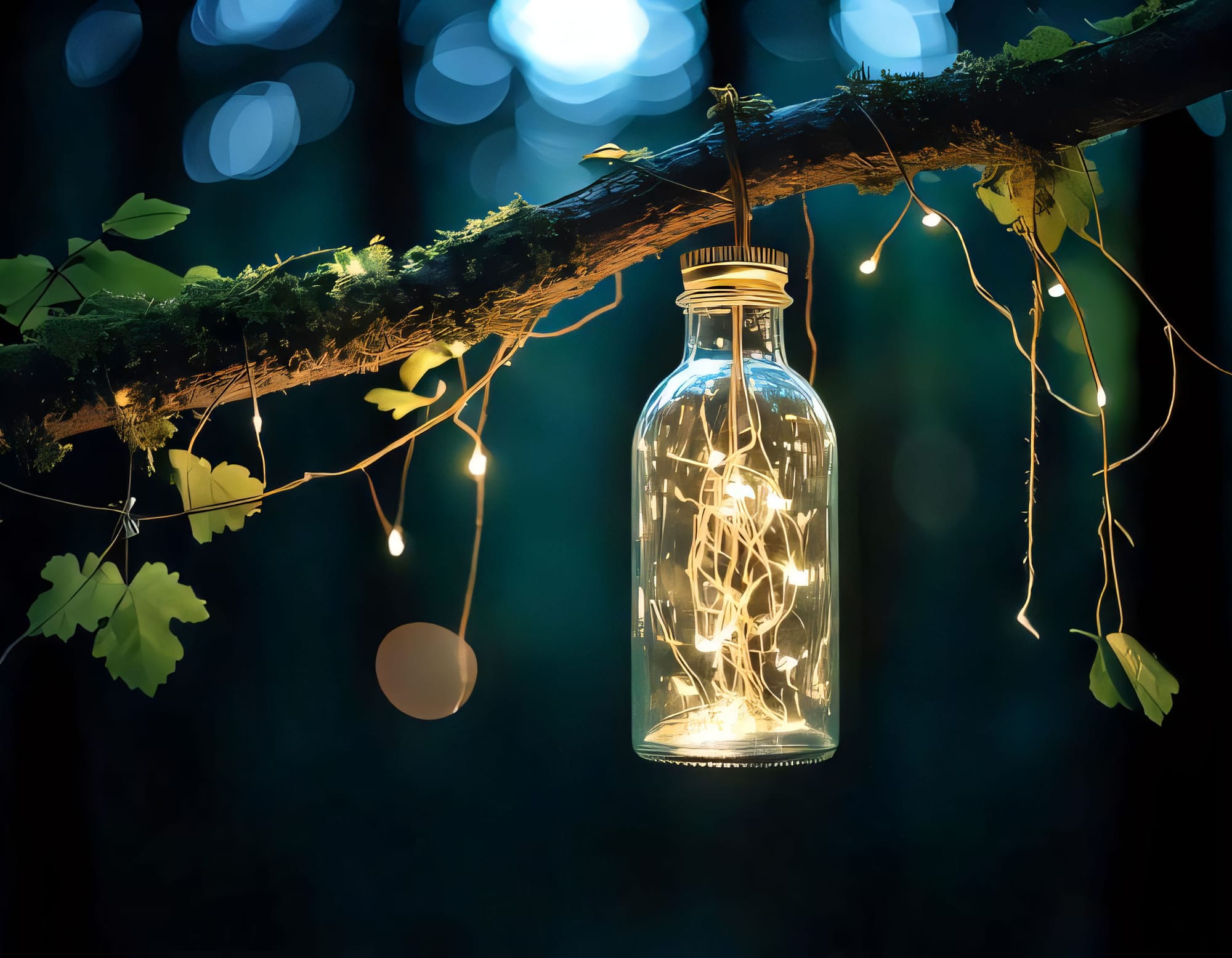 The Silent Poetry of Bottles: A Visual Exploration with Adobe Firefly