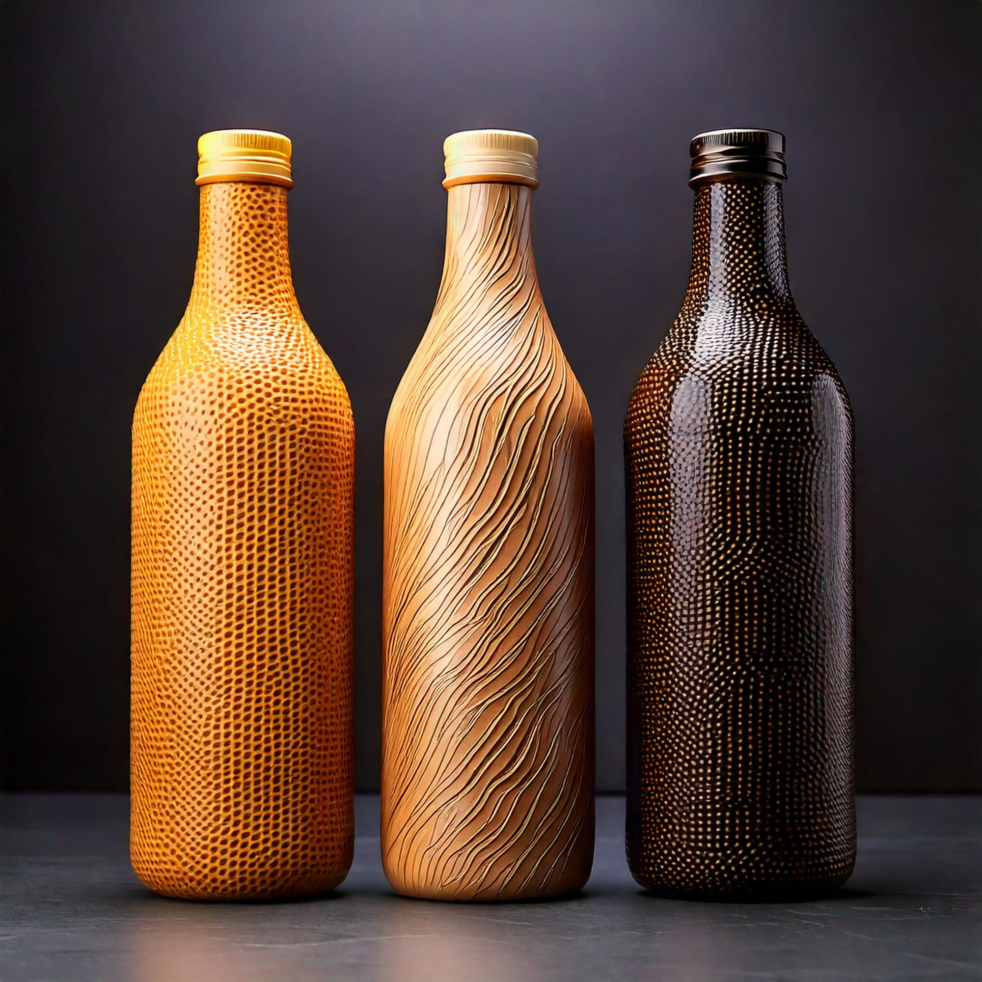 The Silent Poetry of Bottles: A Visual Exploration with Adobe Firefly