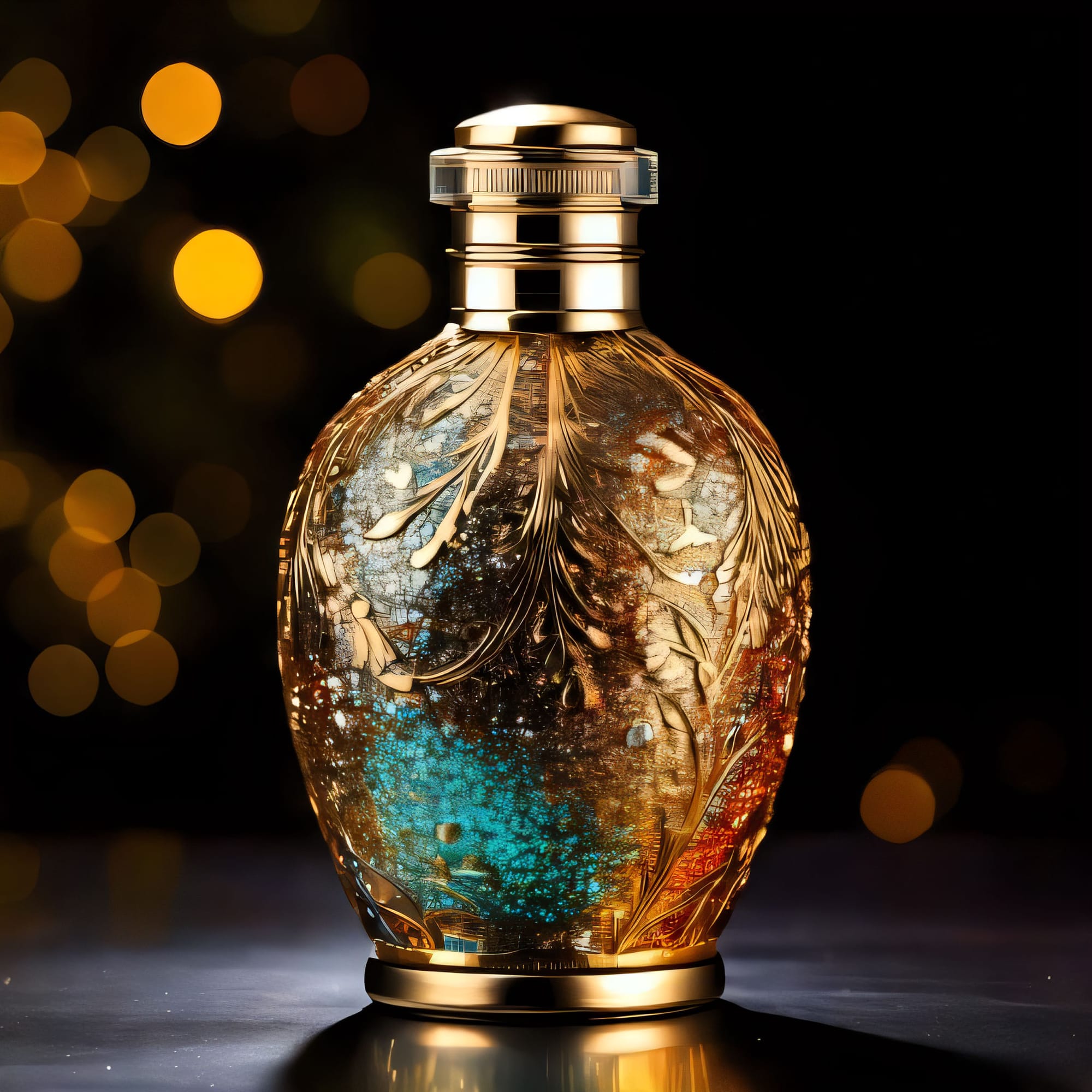 The Silent Poetry of Bottles: A Visual Exploration with Adobe Firefly