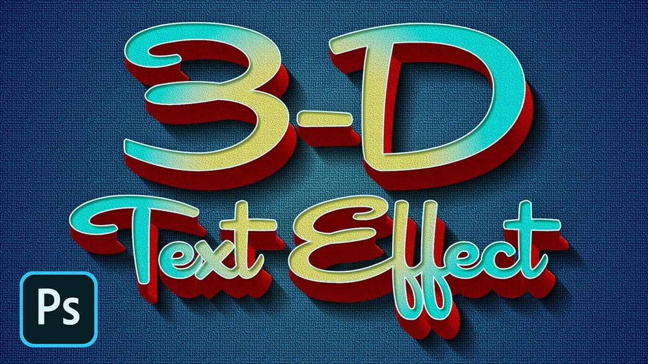 How to Create a Retro 3D Text Design in Photoshop