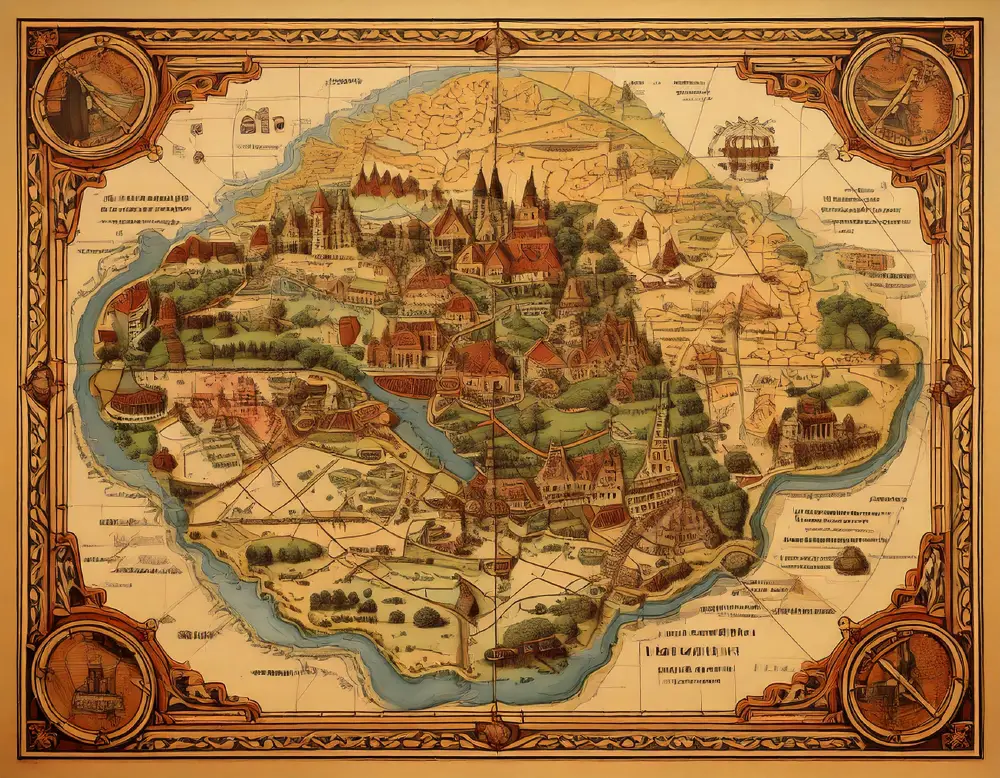 The Atlas Odyssey: 100 Free Forgotten Lands Maps and Cartographic Art