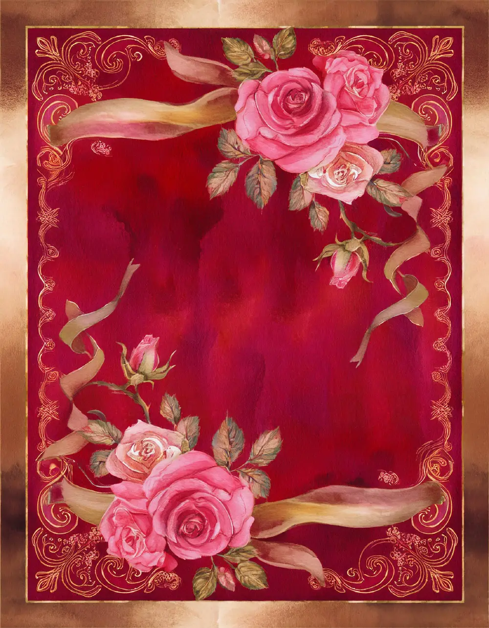 Timeless Blooms: 90 Free Romantic Vintage Floral Paper and Frames Designs