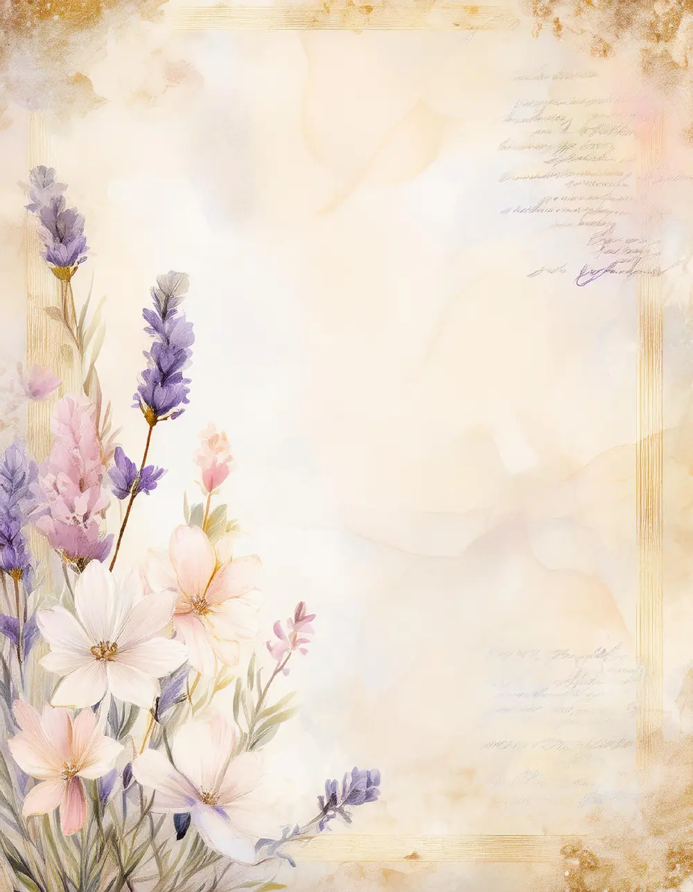 Timeless Blooms: 90 Free Romantic Vintage Floral Paper and Frames Designs