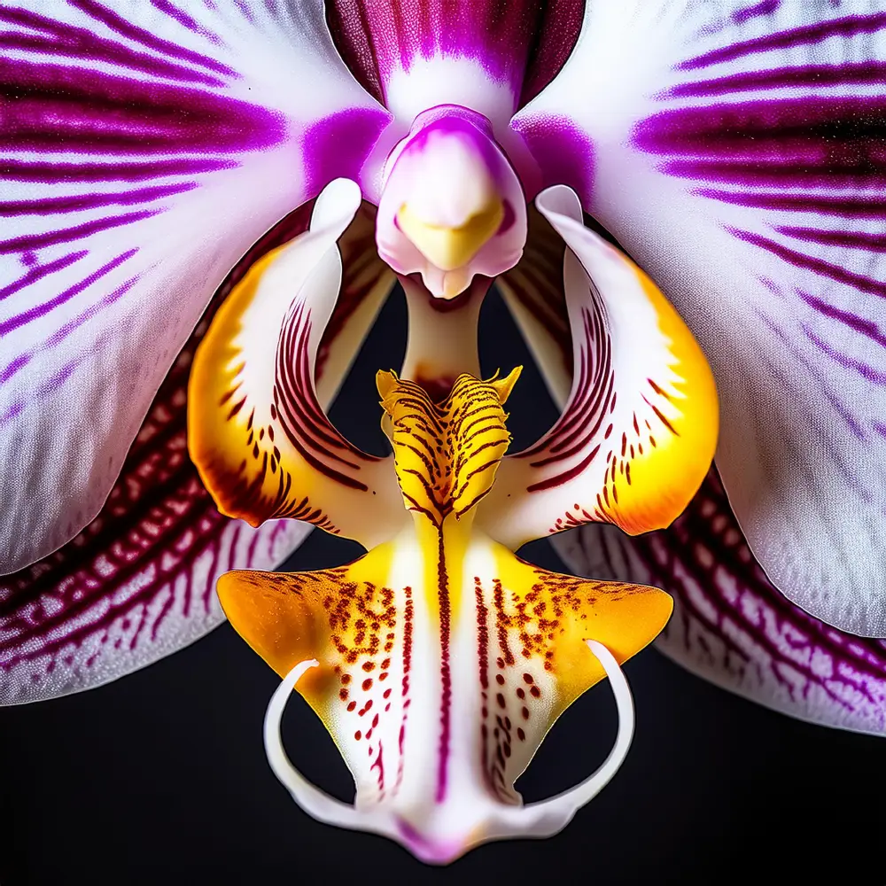 Blooming in Detail: Stunning Macro Flower Visuals Created with Adobe Firefly