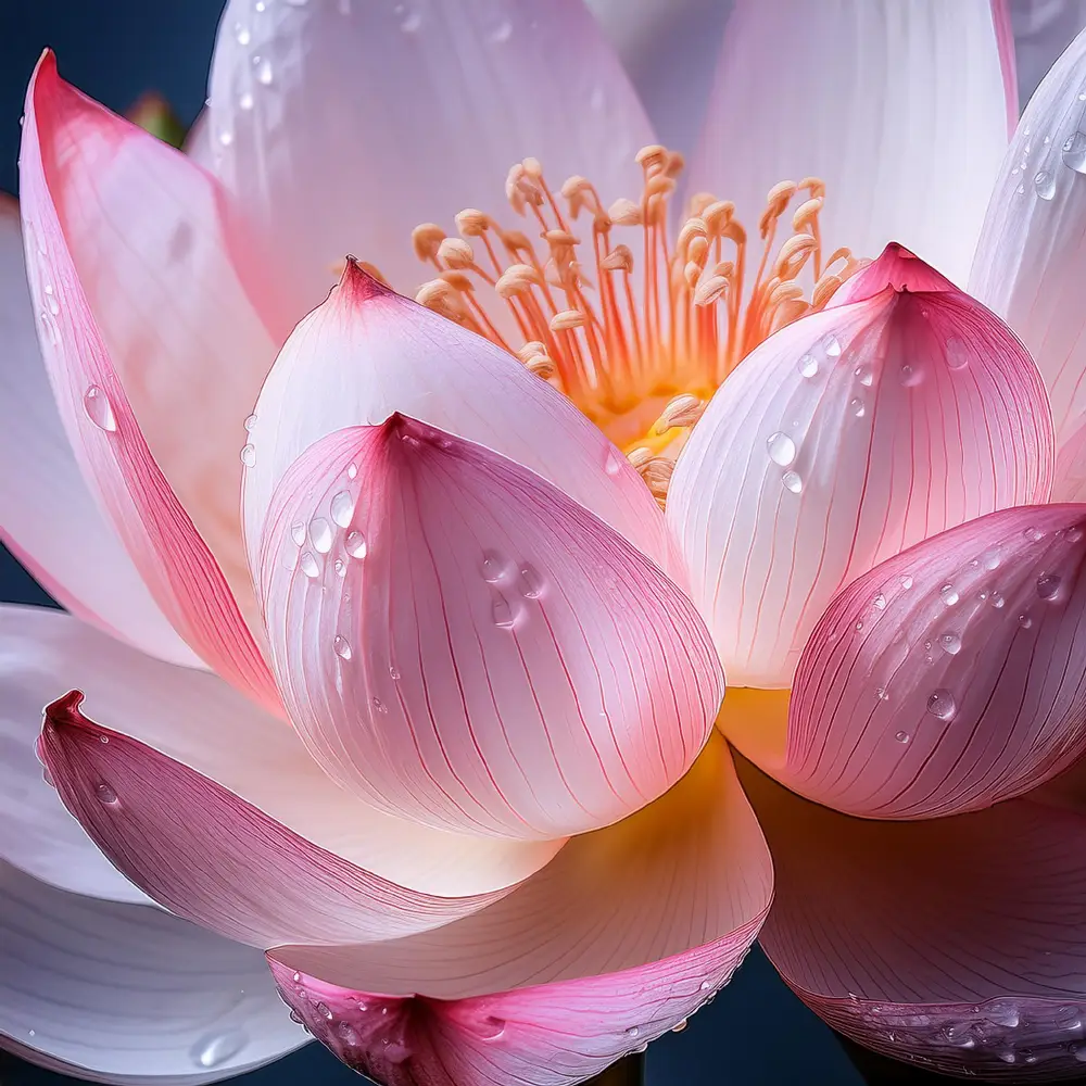 Blooming in Detail: Stunning Macro Flower Visuals Created with Adobe Firefly