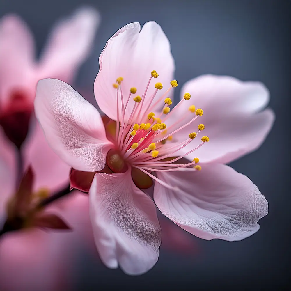 Blooming in Detail: Stunning Macro Flower Visuals Created with Adobe Firefly