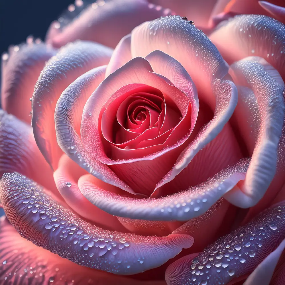 Blooming in Detail: Stunning Macro Flower Visuals Created with Adobe Firefly