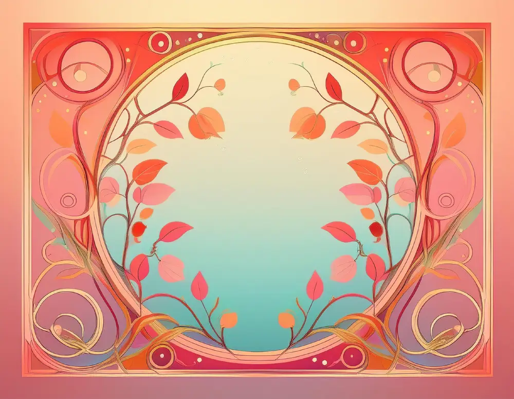 Flourish & Form: 40 Art Nouveau-Inspired Background Designs