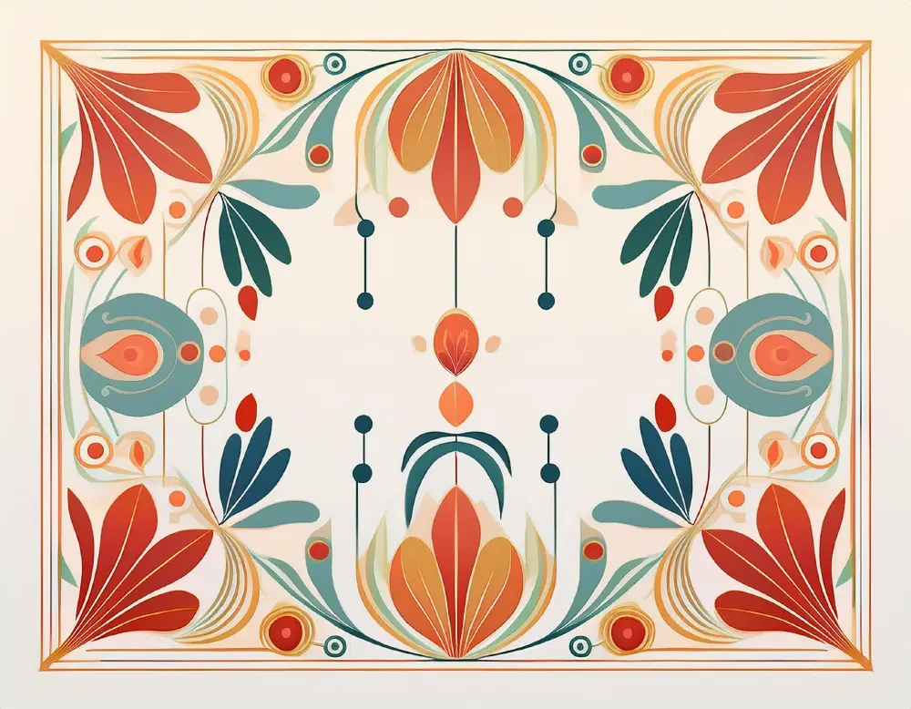 Flourish & Form: 40 Art Nouveau-Inspired Background Designs