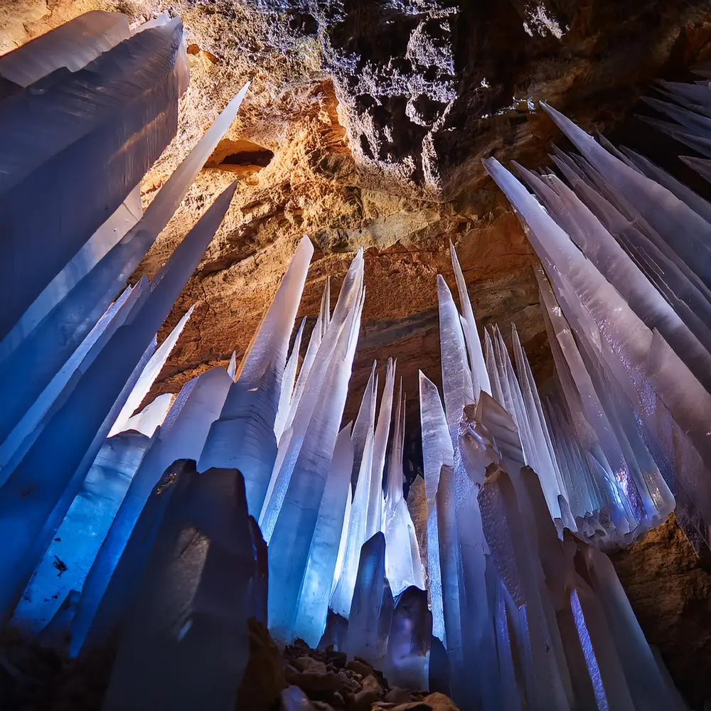 Mineral Elegance: A Macro Journey Through Crystals, Stones, and Craftsmanship Created with Adobe Firefly