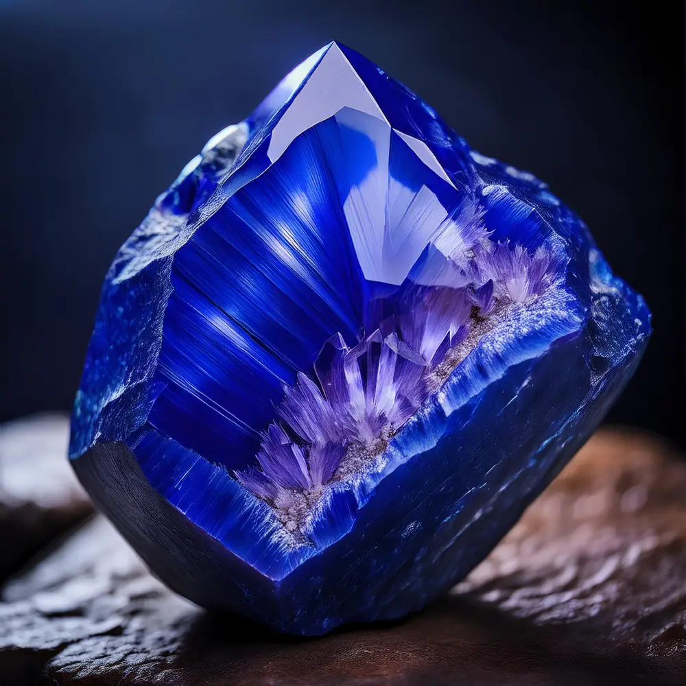 Mineral Splendor: A Macro Journey Through Crystals, Stones, and Craftsmanship Created with Adobe Firefly