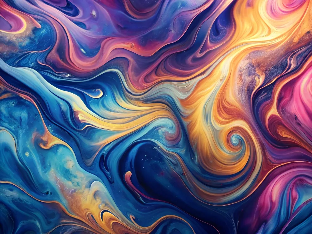 Color Tides: 5 Free Liquid Paint High-Resolution Backgrounds