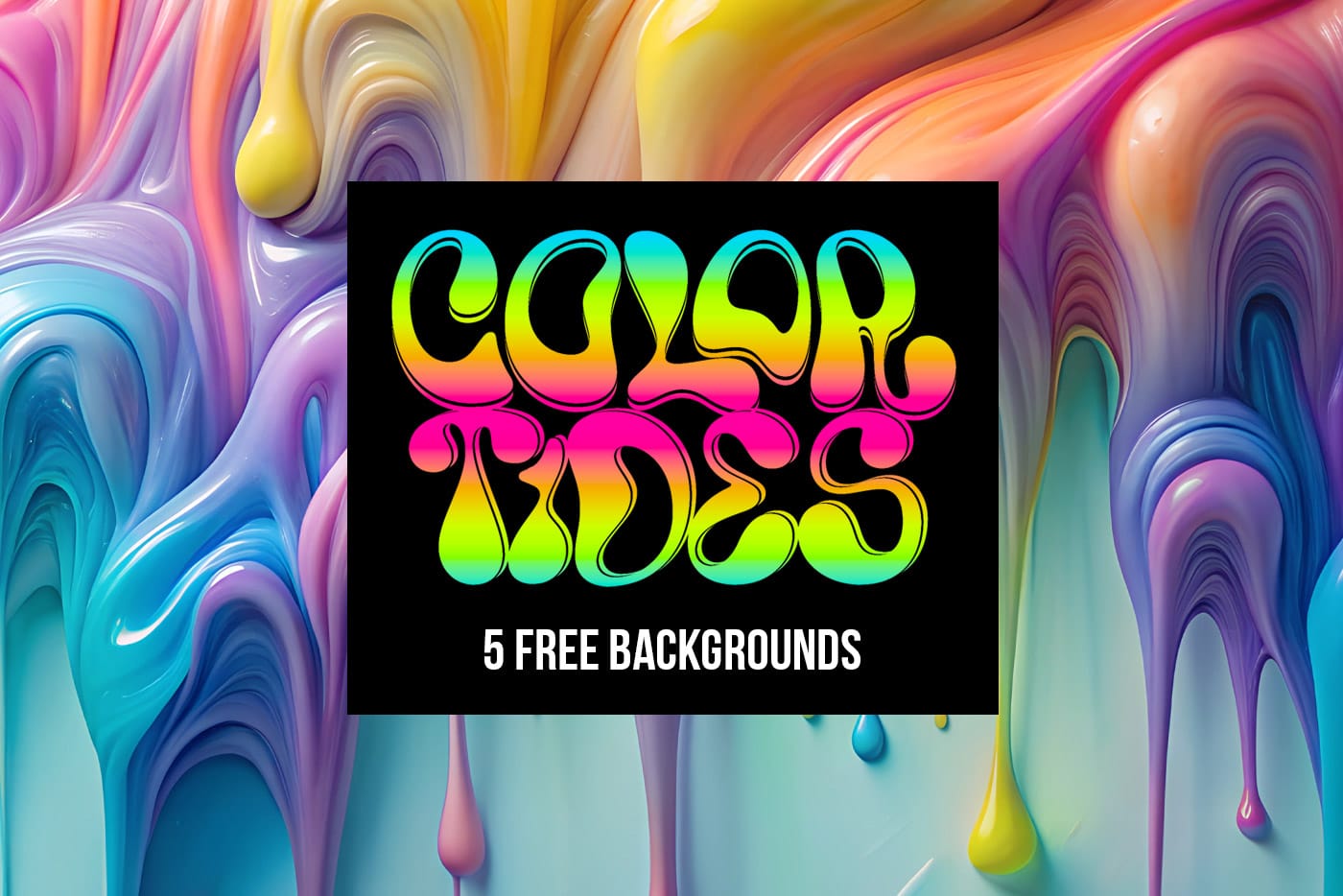 Color Tides: 5 Free Liquid Paint High-Resolution Backgrounds