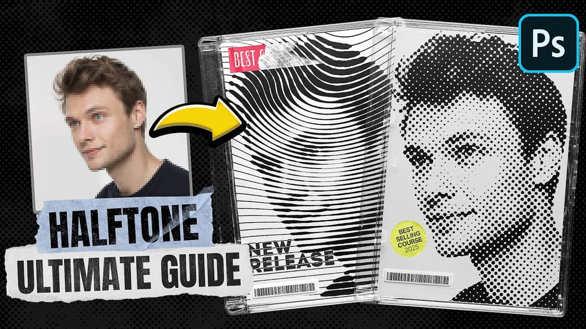 Create Authentic Vintage Halftone Effects with Custom Patterns in Photoshop