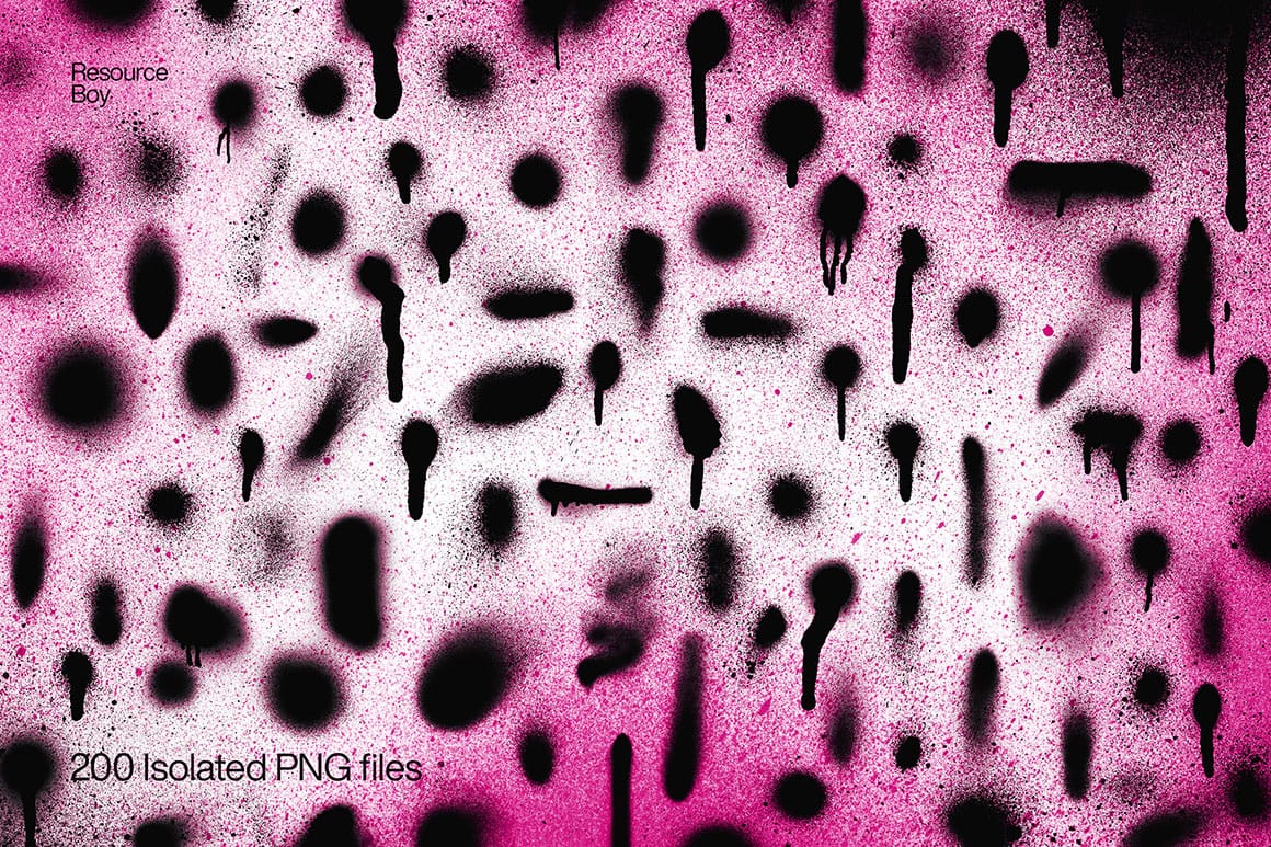 Download 200 Authentic Free Spray Paint Textures