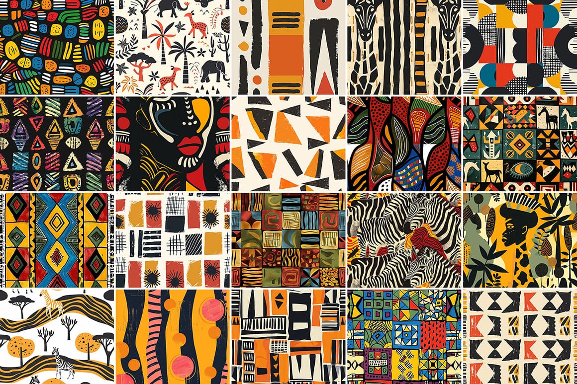 Download 700 Free Vibrant African Patterns