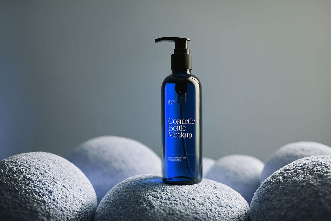 Download a Beautiful Free Cosmetic Pump Bottle