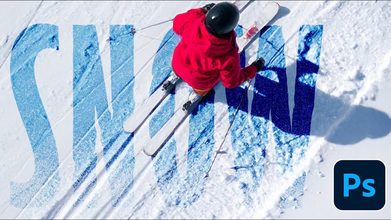 How to Create a Text and Photo Poster with Displacement Effects in Photoshop