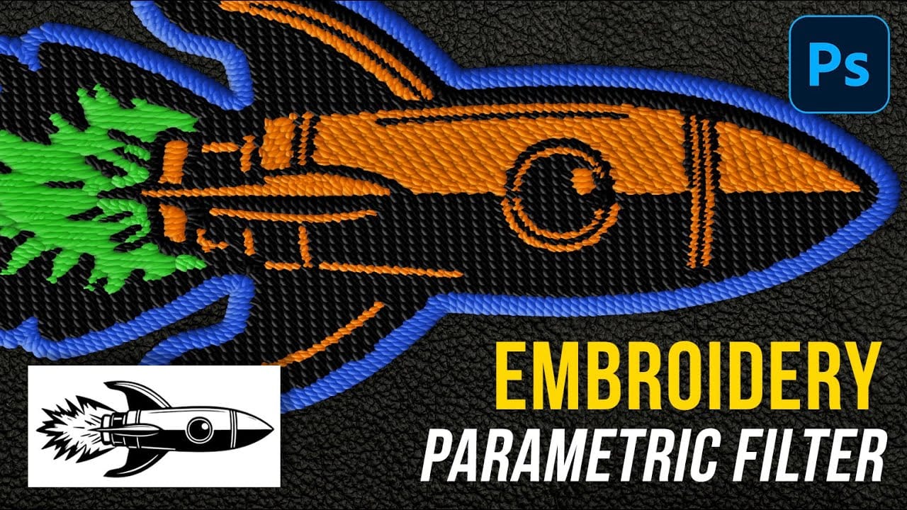 How to Create Realistic Embroidery Effects Using Photoshop's Parametric Embroidery Filter