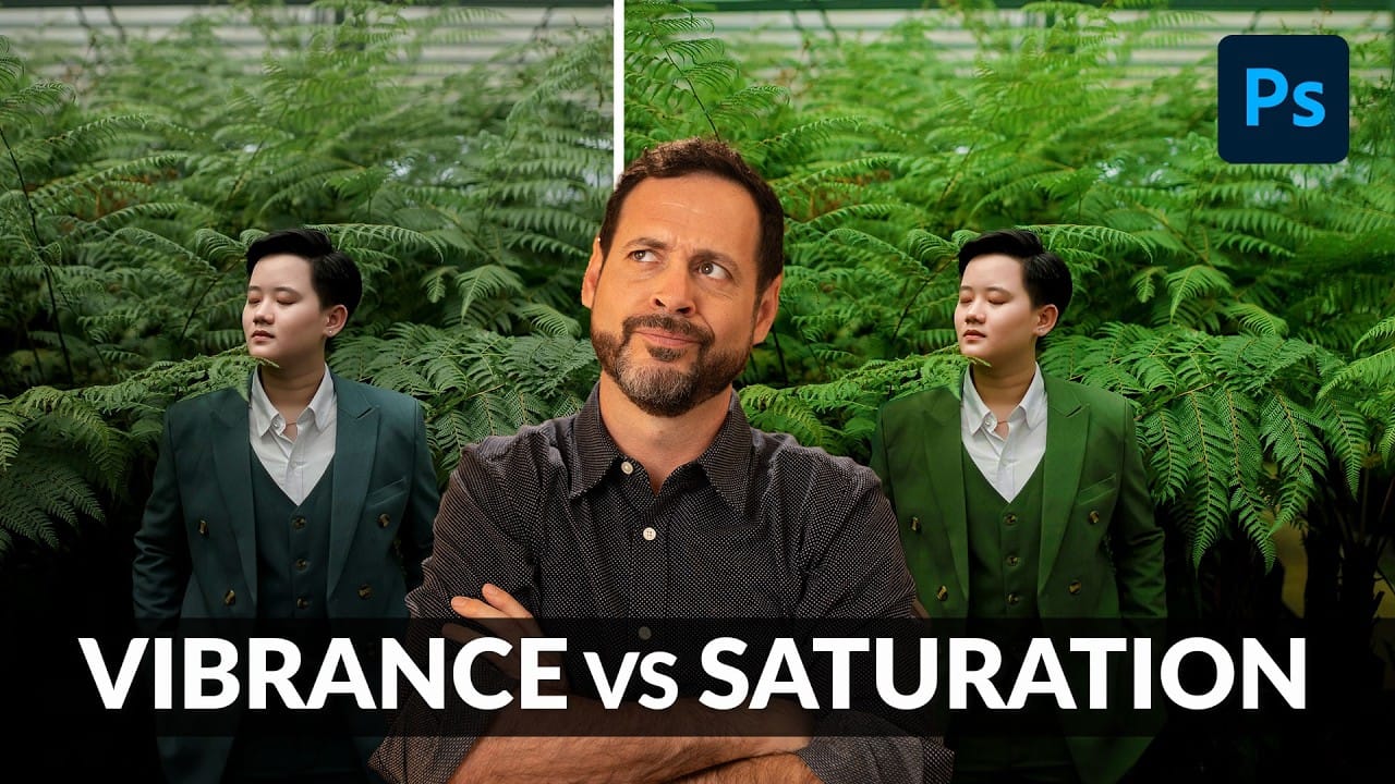 Understanding Vibrance vs Saturation in Photoshop and When to Use Each Tool