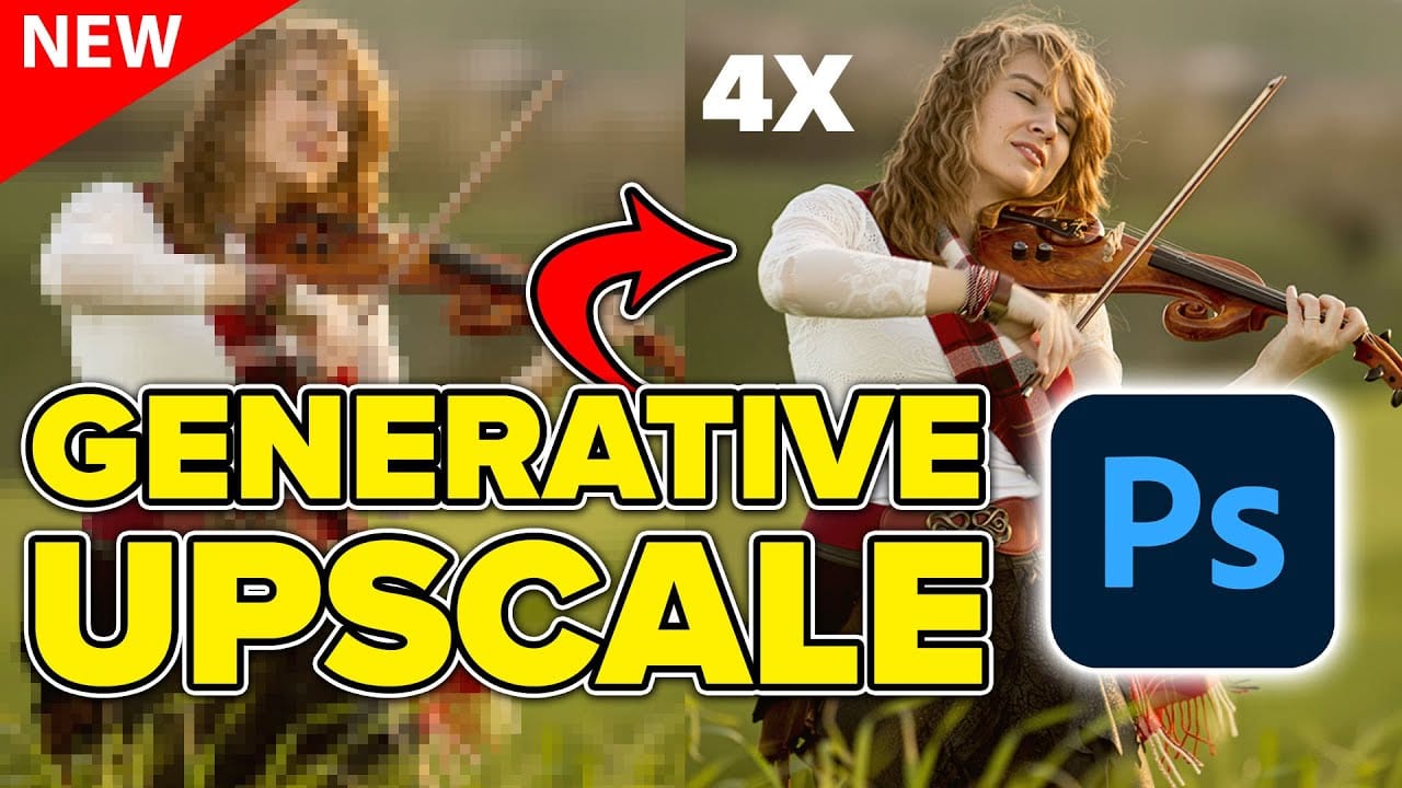 Comparing Photoshop's Three AI Upscaling Tools: Generative Upscale vs Neural Filters vs Preserve Details