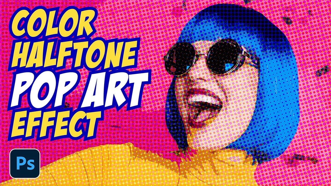 Create a Retro Pop Art Effect with Color Halftone in Photoshop