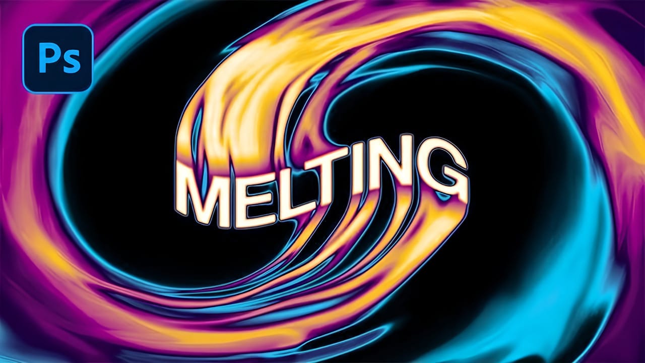 Create a Spinning Melting Fire Text Effect in Photoshop