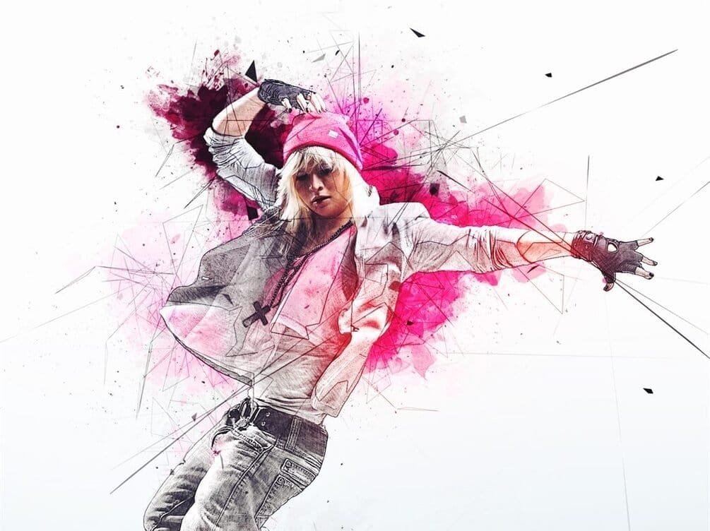 Create Abstract Artwork with Tekniq Photoshop Action