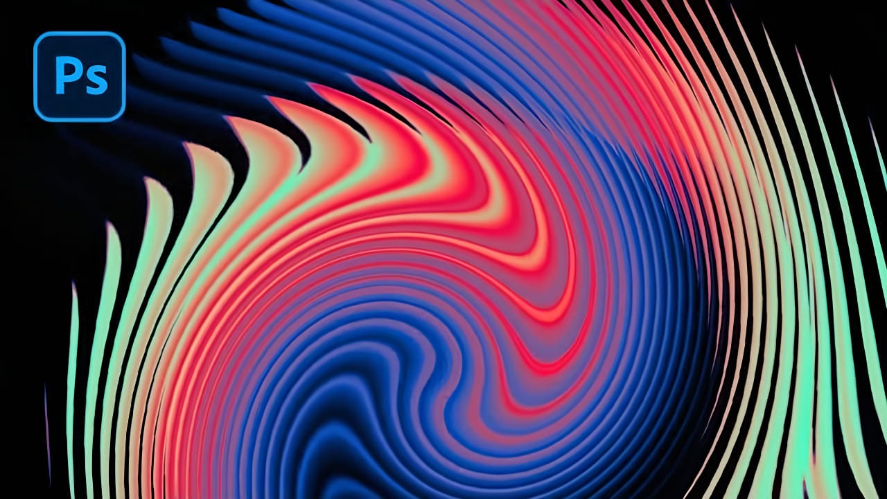 Create an Abstract Liquid Glass Dispersion Effect in Photoshop