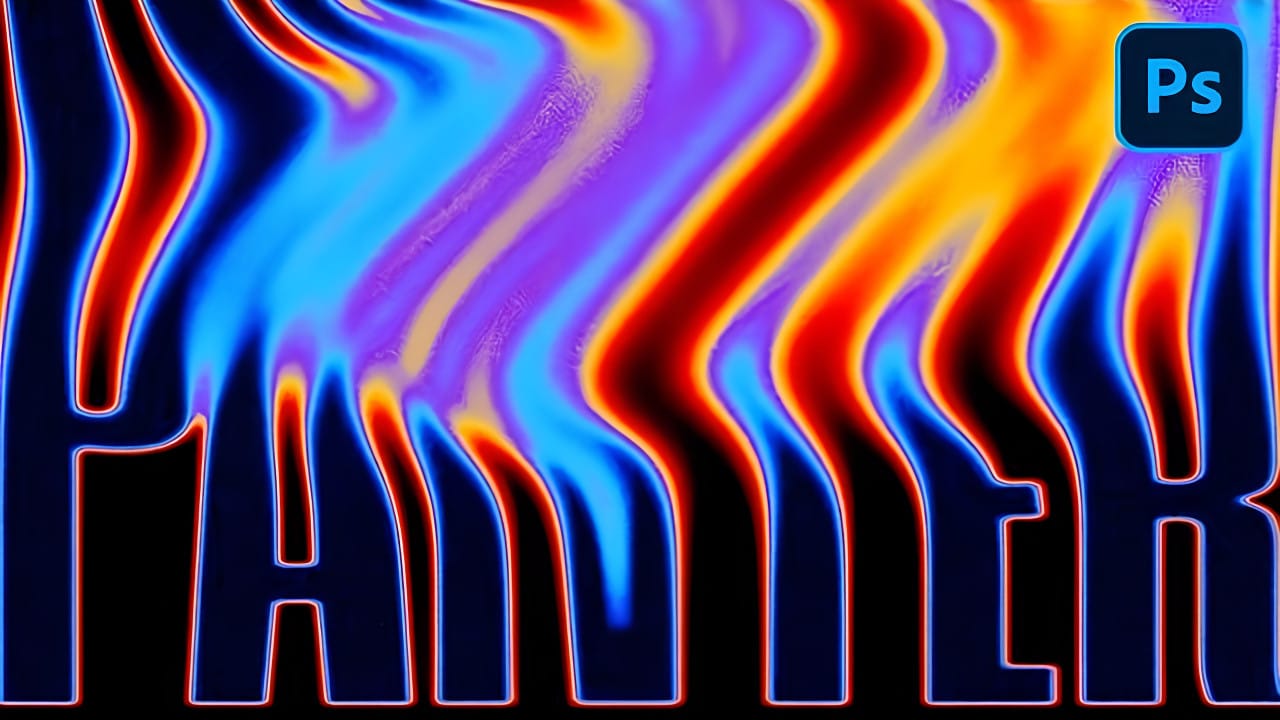 Create Liquid Gradient Text Effect in Photoshop